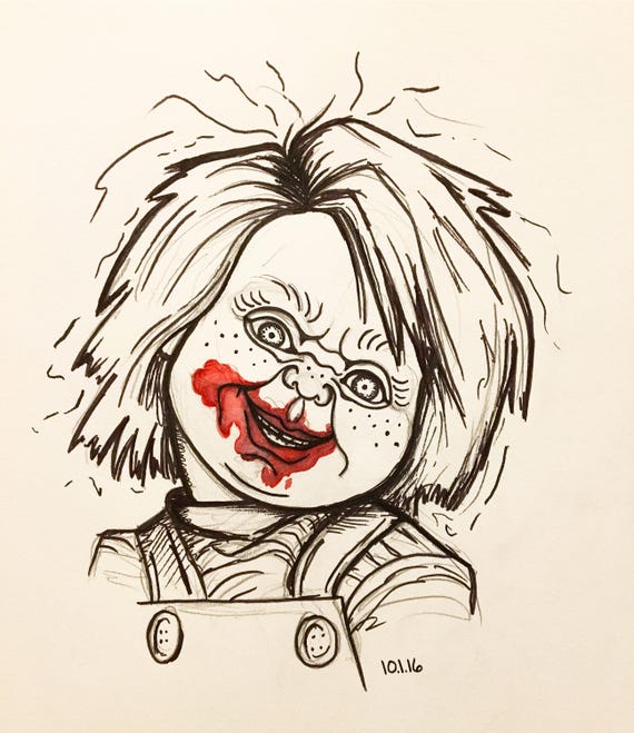 Chuckie Original Drawing