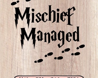 Download Mischief managed | Etsy