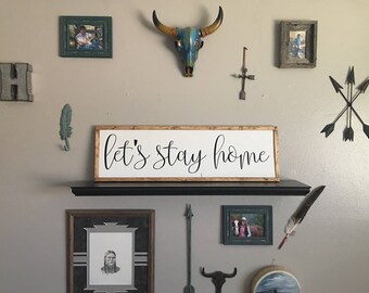 Lets stay home | Etsy