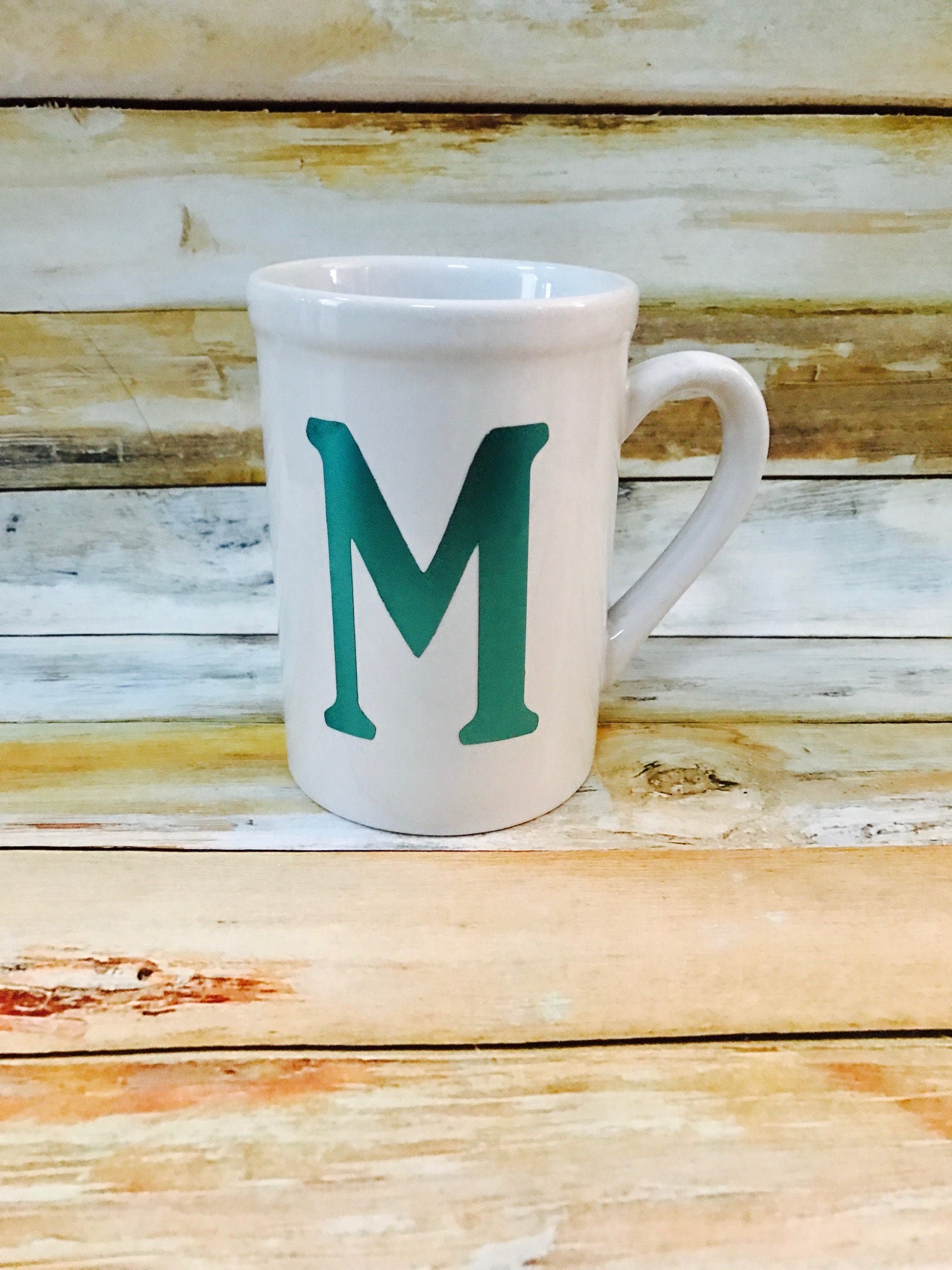 Personalized Coffee Mug Initial Coffee Cup Initial Mug