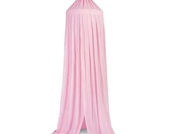 Pink Baldachin Bed Canopy 230cm