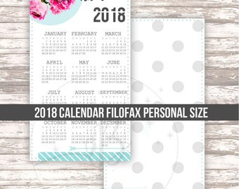 Filofax calendar | Etsy