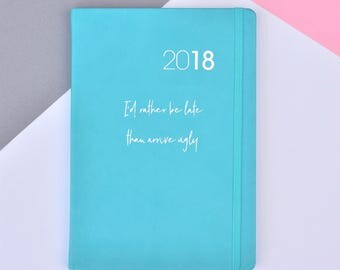 PRE-ORDER Day Per Page Personalised With Any text • Diary Planner • Organiser • Daily Planner