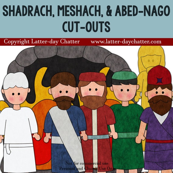 NEW: Shadrach Meshach and Abednego Jumbo Cut-outs