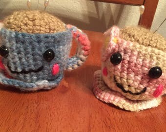 Crocheted Teacup Pincushion