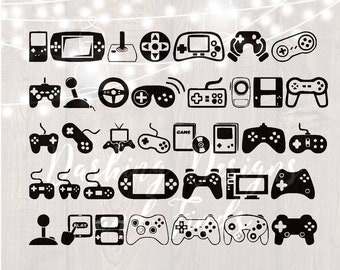 DIGITAL DOWNLOAD svg png video game gaming gamer car decal yeti decal nintendo xbox minecraft gameboy HTV shirt sign cricut cutting file