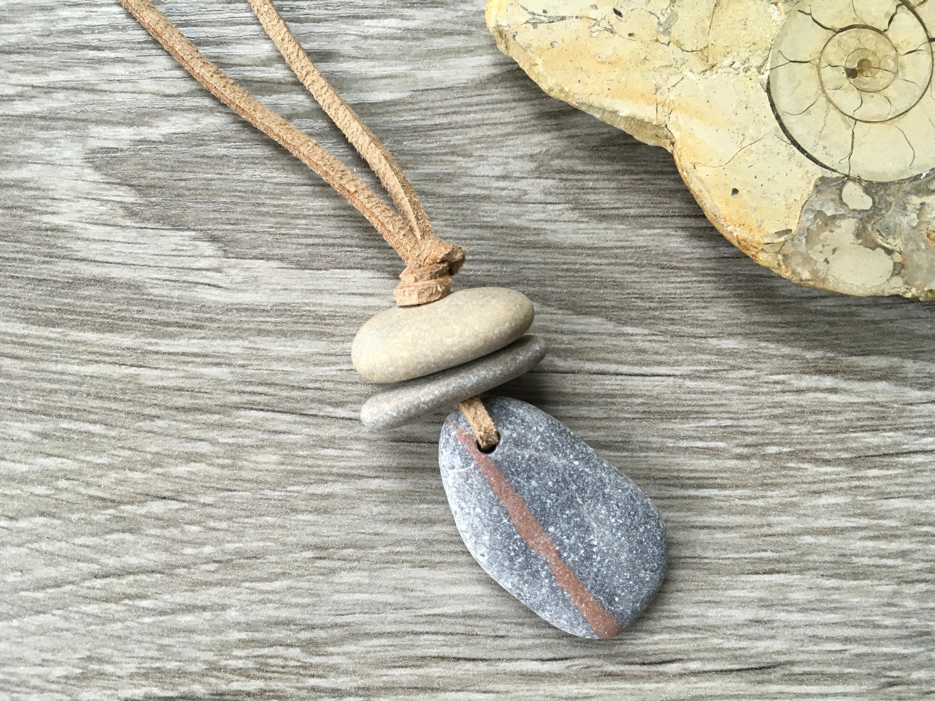 Zen Beach Pebble Necklace