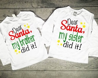 Funny sibling shirts | Etsy