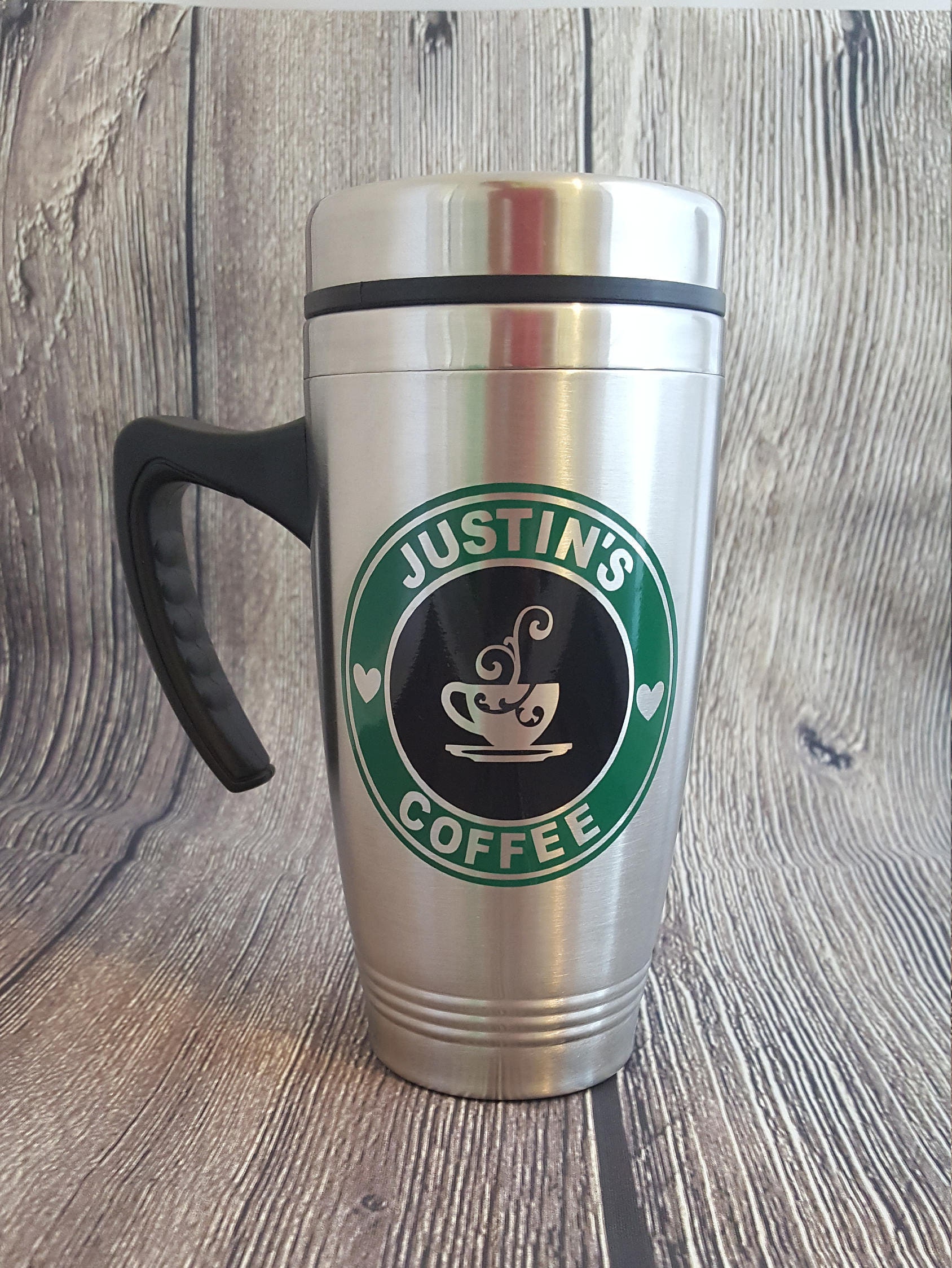 travel coffee mugs logo