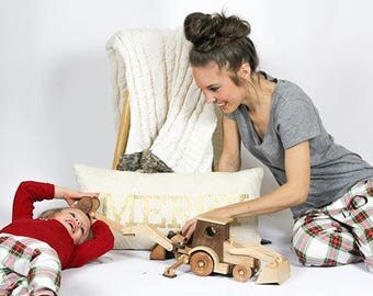 Adult Christmas Pajama Pants PRE-ORDER, 2017 100% Organic Cotton, Christmas PJs, Matching Family Pajamas, Order now! TARTAN Plaid