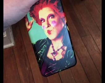 Tough or Slim Hocus Pocus Winifred Sanderson Plastic snap on case for iPhone 5 5s 5c SE 6 6s 7 7s Plus Galaxy S5 S6 S7 Edge G4 G5 pixel