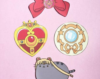 Sailor Moon Patch - Iron On Patch - Cute Patches - Kawaii Patches - Sailor Moon Brooch - Patches for Jacket - Cute Pin - Cute Badge -