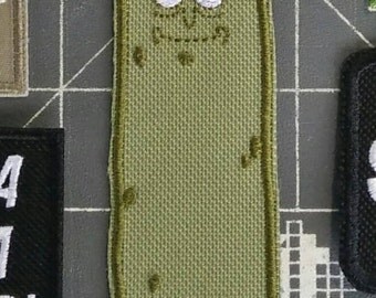 Pickle Rick embroidered patch w/ iron on backing / FREE SHIPPING to U.S.