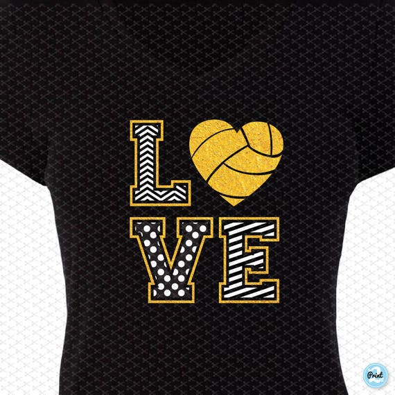 Download Love Volleyball SVG DXF PNG Eps Cutting Files Volleyball