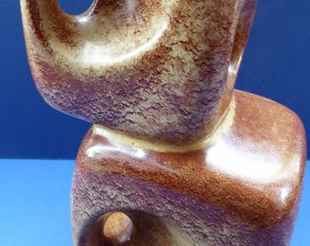 LARGE Vintage Bertoncello 1960s Italian Space Age Sculpture Vase