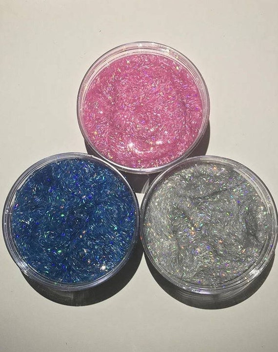 Holographic Slime /Pink/Blue/Silver