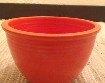 Rare Orange Vintage Fiesta Bowl 6"x4"