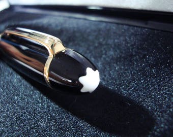 Mont Blanc Meisterstuck 146 Fountain Pen-Black-14K Medium nib-New Pen never use-Birthday Gift