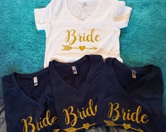Bride Shirt-Bride Tribe-Bridesmaid Shirt-Bridal Party shirt-Bachelorette Shirt-Bride Tribe Shirt-Wedding Shirt-Wedding Gifts-Bridesmaid gift