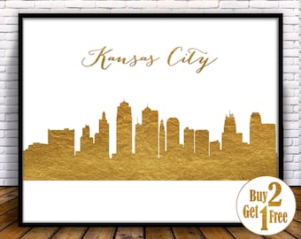 Kansas City Wall Art kansas city skyline | etsy Kansas City Wall Art kansas city skyline | etsy