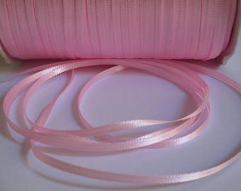 10 m 3mm pink satin ribbon