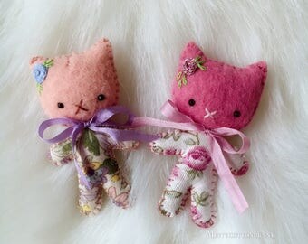 Blythe Kawaii kitten tag along plushie