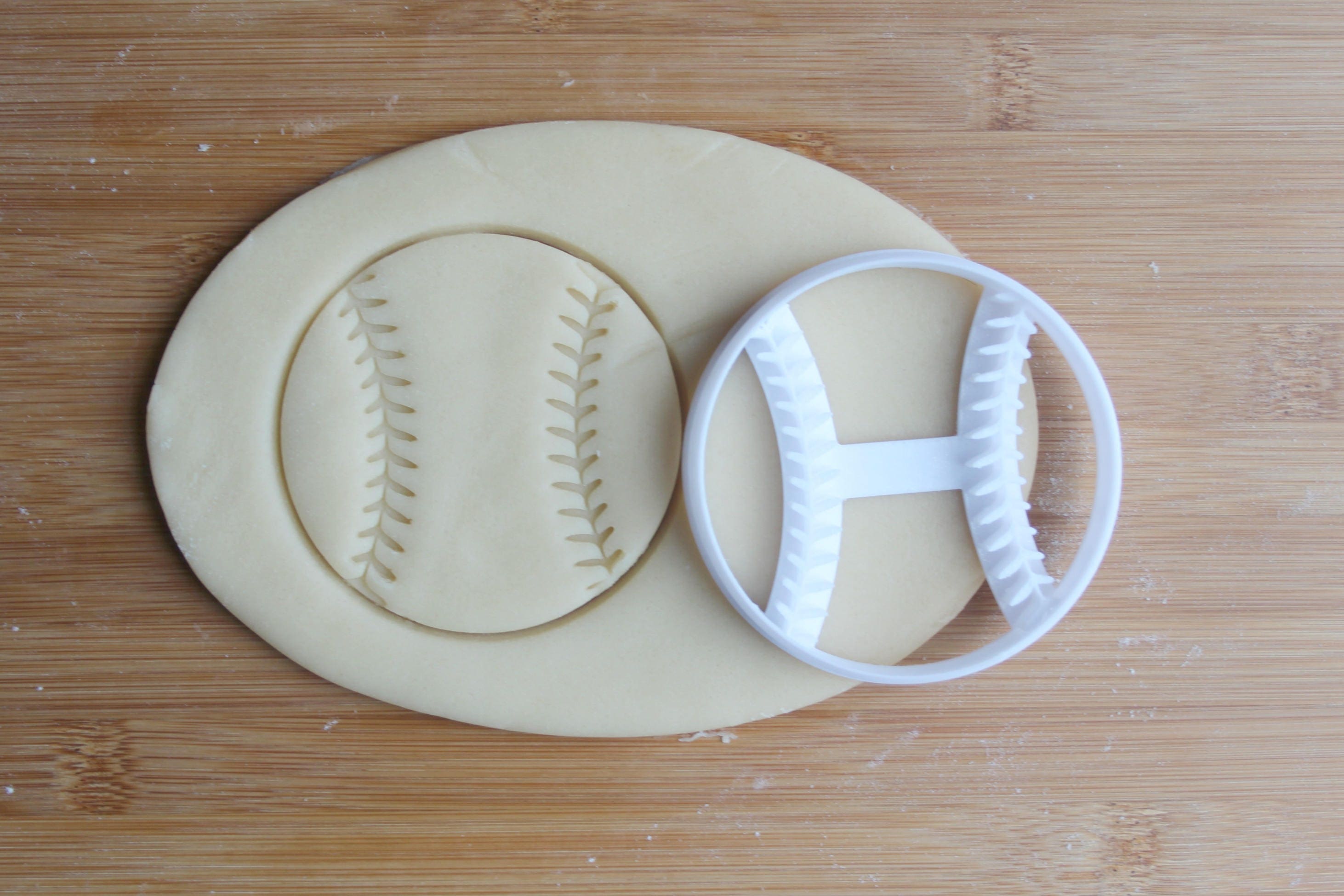 Baseball Cookie Cutter 3D Printed Softball Cookie Cutter / Sports