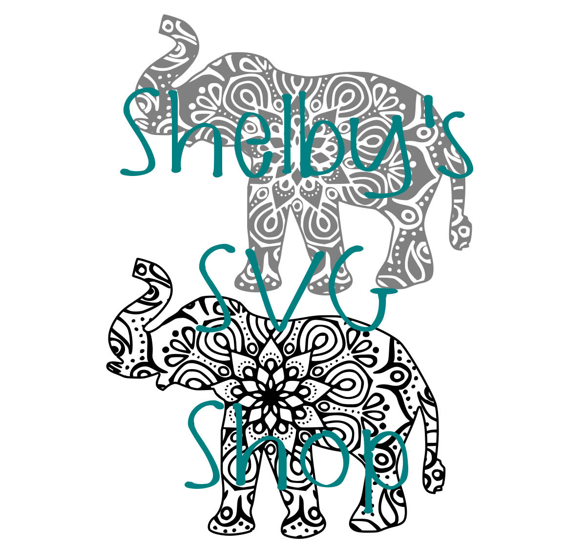 Free Free 59 Cricut Mandala Simple Elephant Mandala Svg SVG PNG EPS DXF File