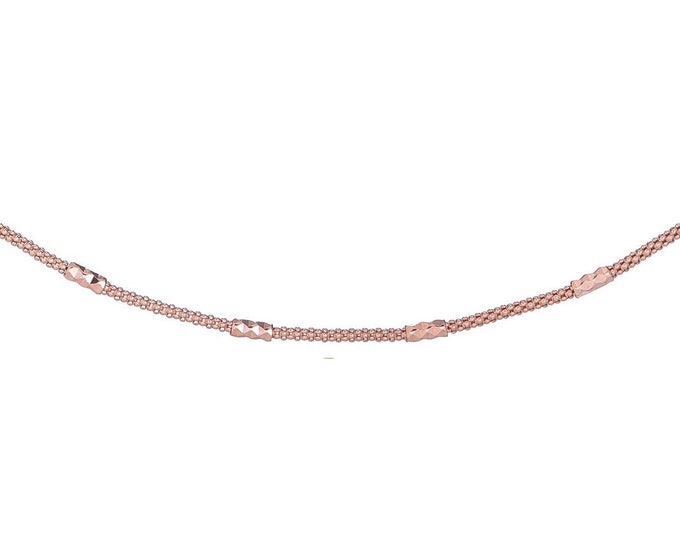 Taylor Necklace Sterling Silver necklace, Rose Gold Plated necklace, long necklace gift idea light necklace trendy necklace