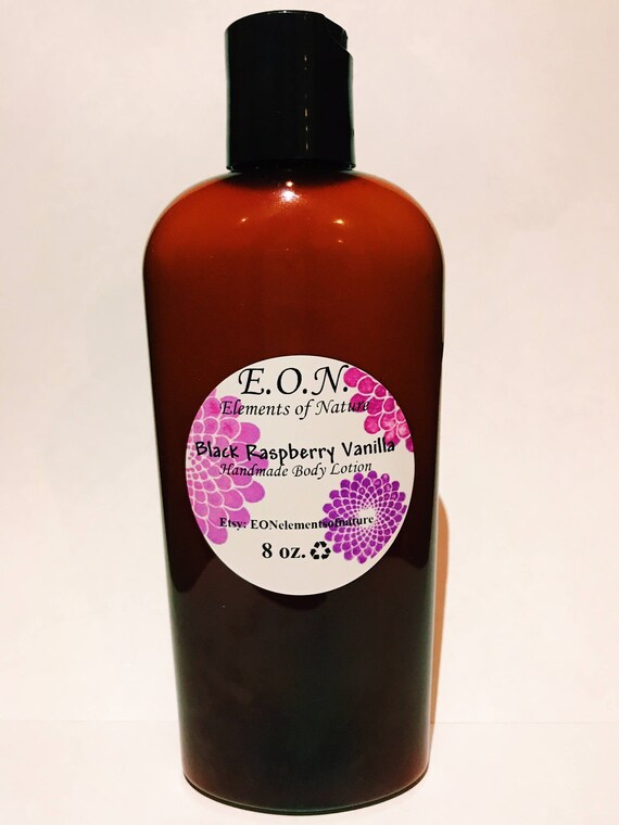 Black Raspberry Vanilla All Natural Body Lotion and Soap