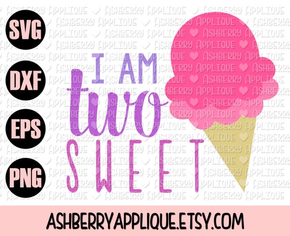 Download Two Sweet SVG/DXF Cut File - Instant Download - Vector ...