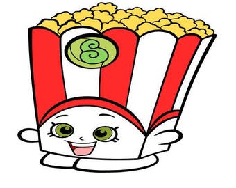 Shopkins Svg File, Poppy Corn Svg, Svg Cutting File, Svg Cut File, Svg Foe Silhouette, Svg For Circut, Shopkins Clipart, Shopkins Svg Files