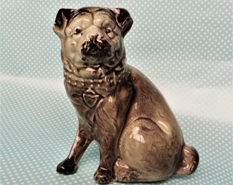 vintage pug figurine