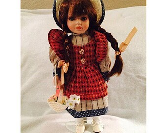 Vintage Porcelain Doll