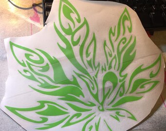Leaf decal | Etsy