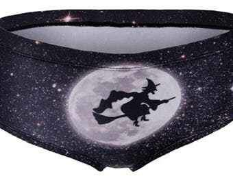 Halloween Panties - Bad Witch Knickers - Hipster Underwear
