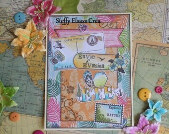 Card you want to escape tropical Nature summer