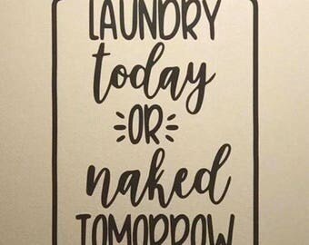 Laundry Room Decal