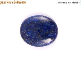 40 % DISCOUNT 34 CTS Lapis Lazuli cabochon oval shape semi precious gemstone cabochon size 26 X 22 X 5 mm approx