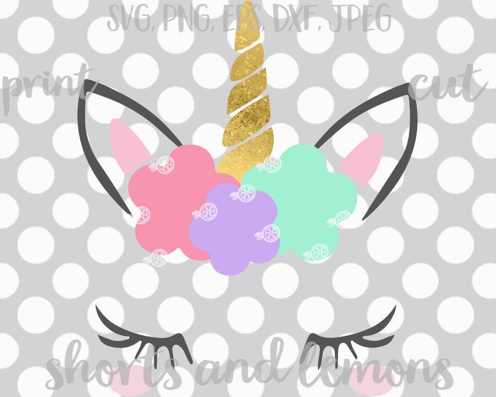 Download Etsy's most popular Unicorn svg Unicorn face svg Gold