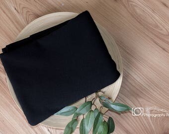 Black fabric knit Backdrop,posing fabric, photography backdrop,posing,bean bag cover,backdrop,photo,black blanket,fabric,photo,ready to ship
