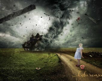 Wizard of Oz, Fairytale backdrop, Overlay, backdrop, wizard overlay, Oz overlay , OZ, Twister overlay, Cyclone overlay, Dorothy overlay,
