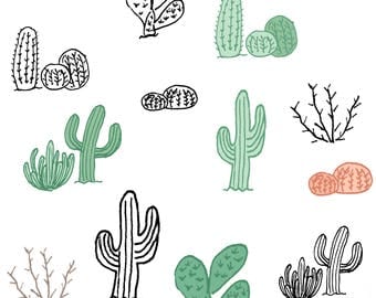 Doodle cactus | Etsy