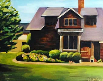 Custom Wedding Venue painting, perfect as a gift or home decor