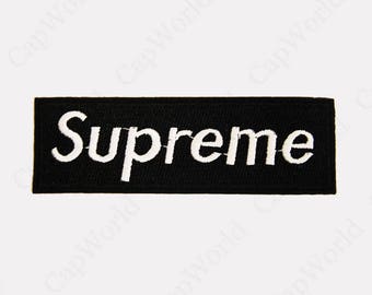 Supreme Iron On Patch - Embroidery Supreme Applique Iron On Patch