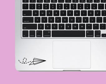 Cute Paper Airplane Decal Sticker - Vinyl Sticker Decal - Car Decal - Laptop Sticker - Home Decor - Fun Sticker - Cute Decal