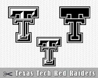 SVG PNG Texas Tech Red Raiders Logo Vector Cut File Silhouette Studio Cameo Cricut Design etc Template Stencil Vinyl Decal Transfer Iron on