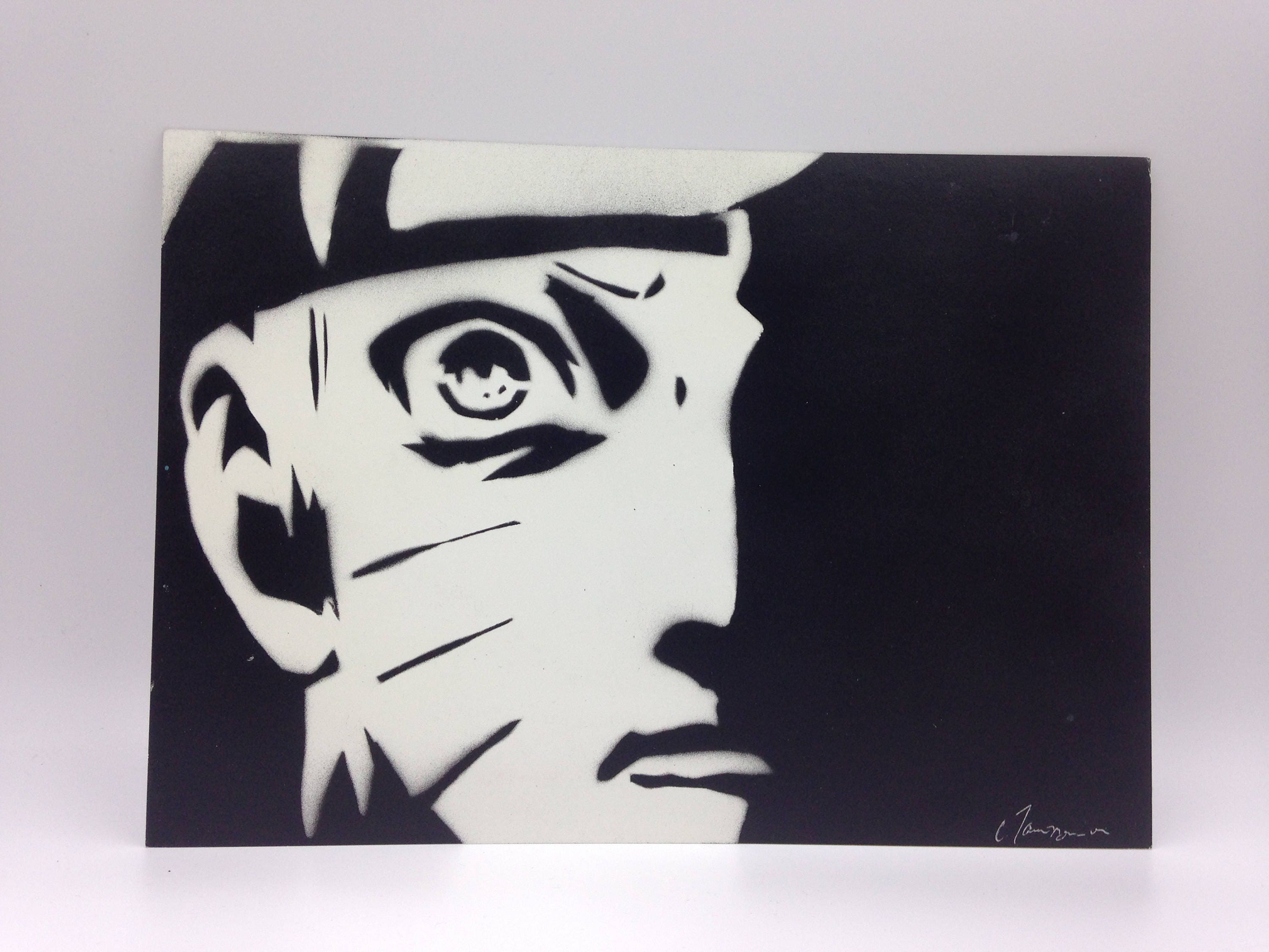 NARUTO manga Spray Paint Art A4