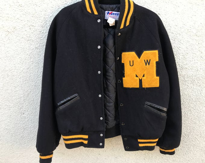 Vintage University of Wisconsin Milwaukee Letterman Jacket