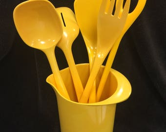 Mid Century Danish Modern "Rosti" melanine cookware set